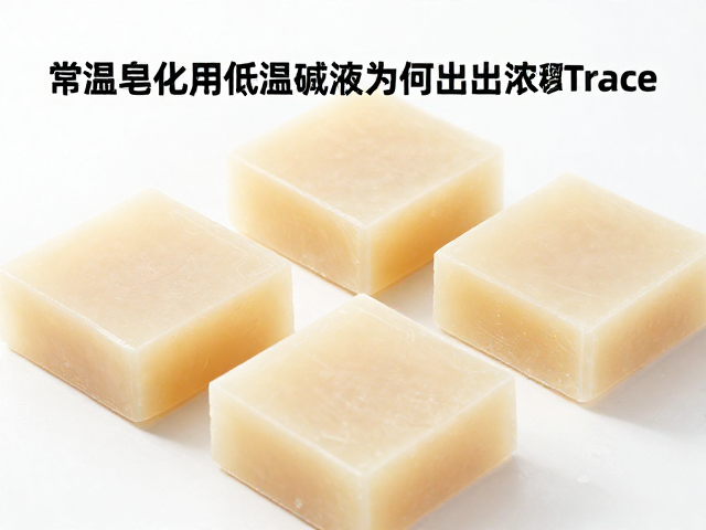 常温皂化用低温碱液为何难出浓稠Trace?揭秘冷制皂核心流程