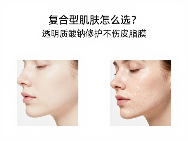 复合型肌肤怎么选?透明质酸钠修护不伤皮脂膜