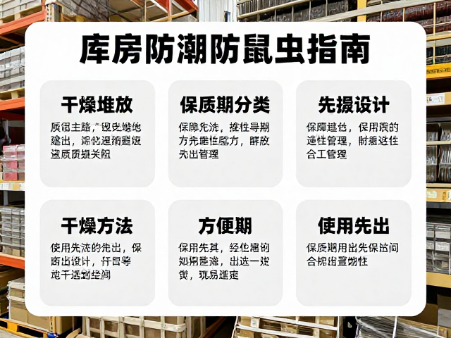 库房防潮防鼠虫指南,干燥堆放,保质期分类管理实操