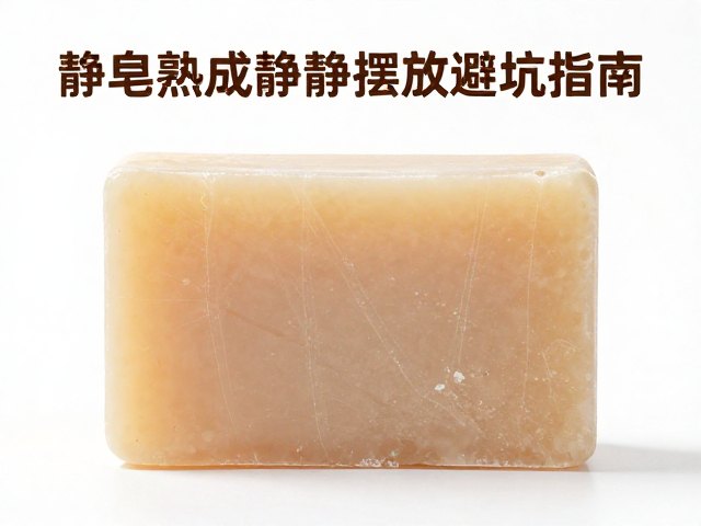 盐皂熟成快?静置摆放避坑指南,异常皂体请停用