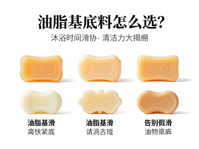油脂基底料怎么选?沐浴皂清洁力大揭秘,告别假滑与紧绷