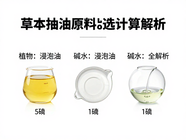 草本油脂原料怎么选?植物浸泡油与碱水比例计算全解析