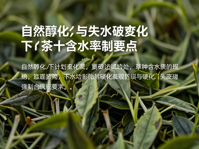 自然醇化与失水硬化下茶叶含水率控制要点