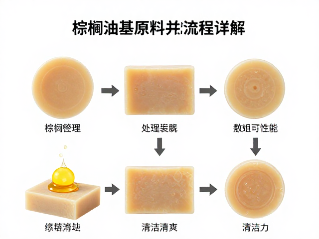 棕榈油皂基原料兑配流程详解,如何提升清洁力?