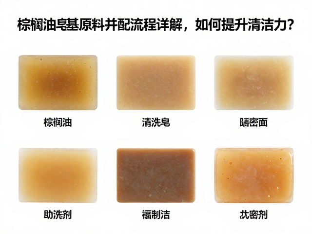 棕榈油皂基原料兑配流程详解,如何提升清洁力?