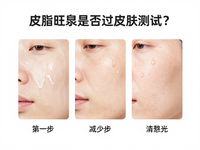 皮脂旺盛是否通过皮肤测试?3步减少油光,清爽一整天