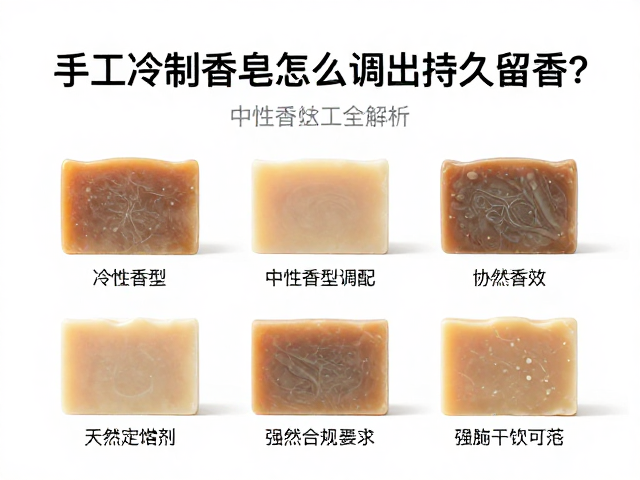 手工冷制香皂怎么调出持久留香?中性香型调配工序全解析