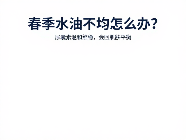 春季水油不均怎么办?尿囊素温和维稳,找回肌肤平衡