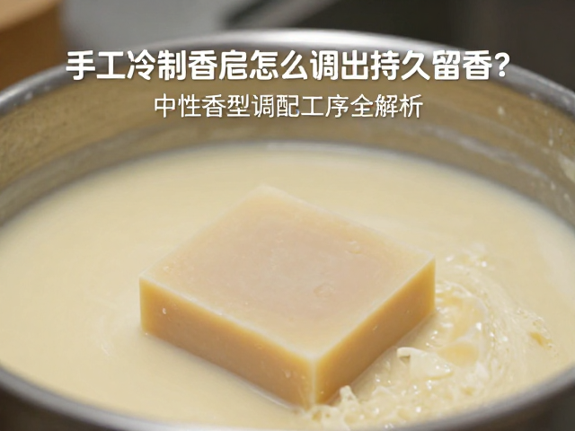 手工冷制香皂怎么调出持久留香?中性香型调配工序全解析