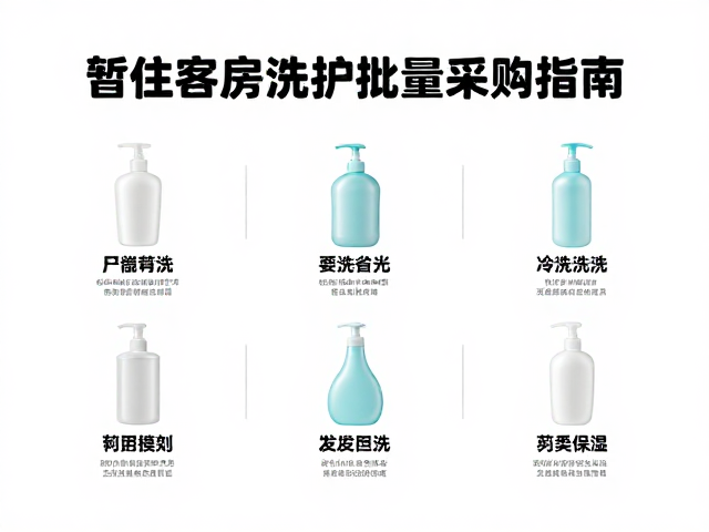 暂住客房洗护批量采购指南,客房备品怎么选更省钱?