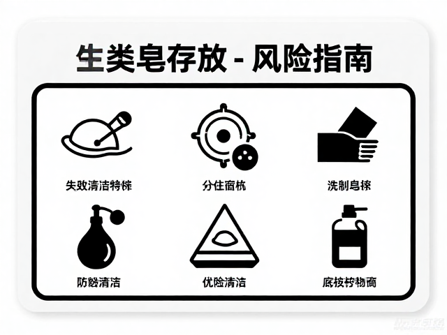 地面清洁中失效皂分类存放规范与风险提示标识设置指南