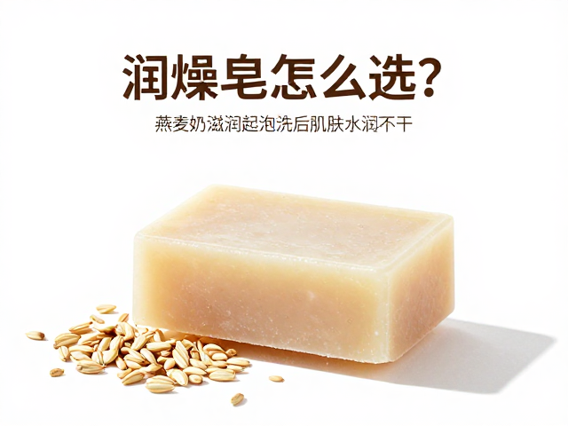 润燥皂怎么选?燕麦奶香滋润起泡,洗后肌肤水润不干