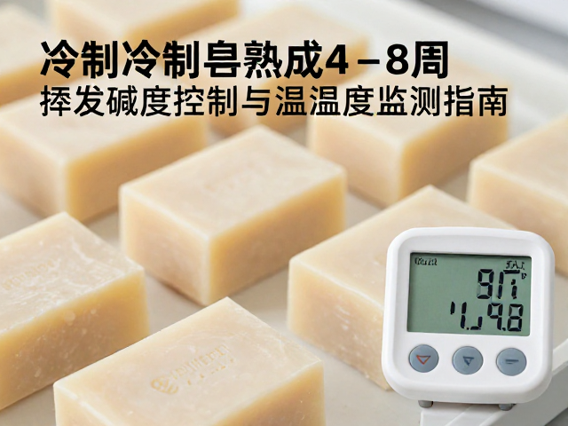 冷制皂熟成4-8周,挥发碱度控制与温湿度计监测指南