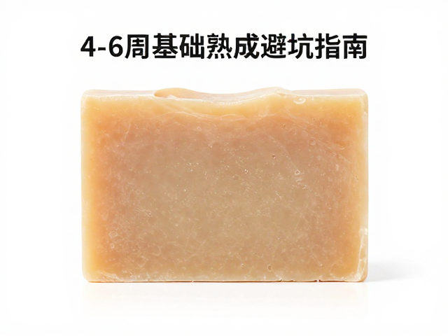 手工皂表面发黏?静置摆放与4-6周基础熟成避坑指南