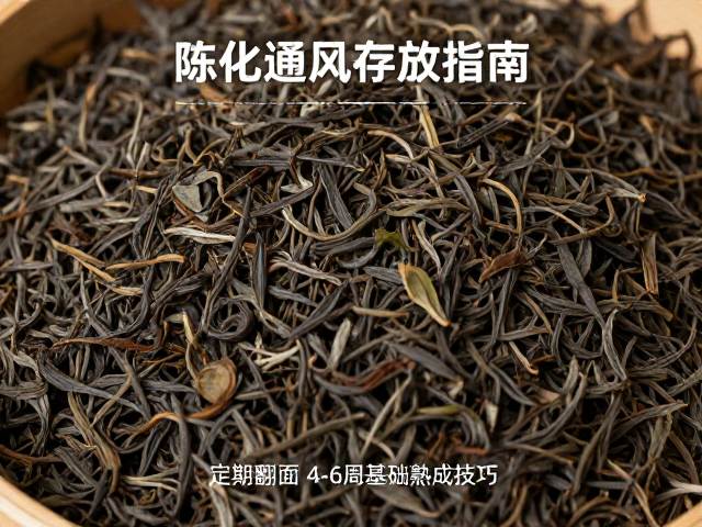 茶叶陈化通风存放指南,定期翻面,4-6周基础熟成技巧