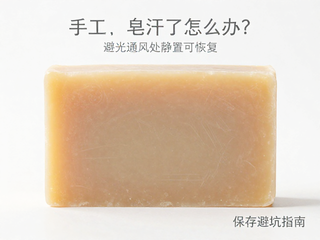 手工皂皂汗了怎么办?避光通风处静置可恢复,附保存避坑指南