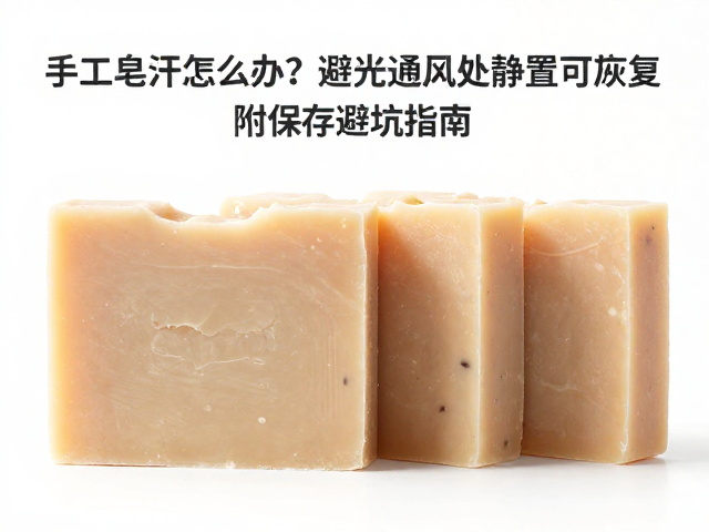 手工皂皂汗了怎么办?避光通风处静置可恢复,附保存避坑指南