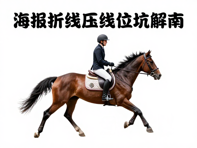 骑马钉海报折线压线位置详解
