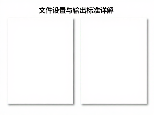 文件输出格式与打样确认流程