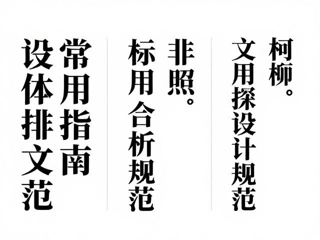 印刷工艺与字体显示的最终落地