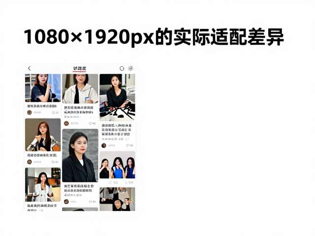 主流社交平台对1080×1920px的实际适配差异