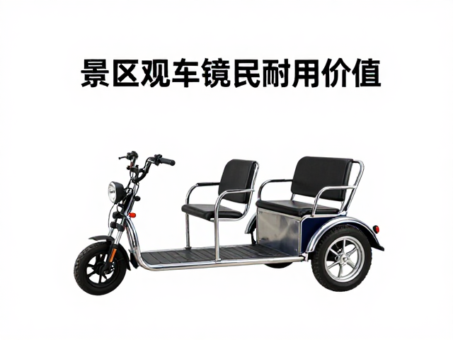 景区观光代步用双人协力车,铬钼钢车架更耐用