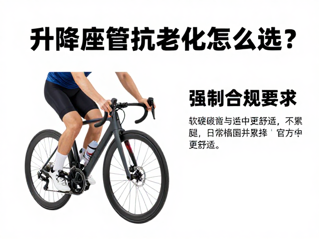 升降座管抗老化怎么选?软硬度适中更舒适,骑行不累腿