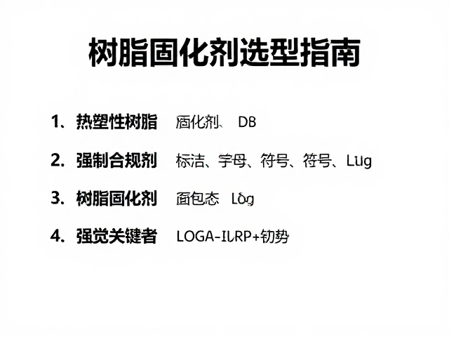 热塑性树脂在砾石自行车修复中的应用,树脂固化剂选型指南