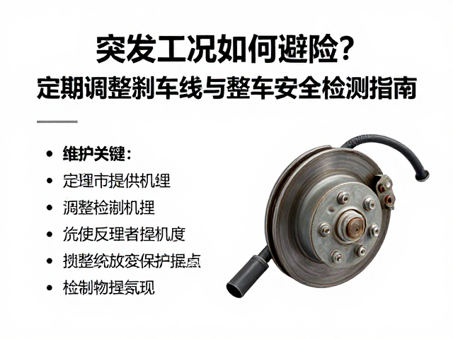 突发工况如何避险？定期调整刹车线与整车安全检测指南