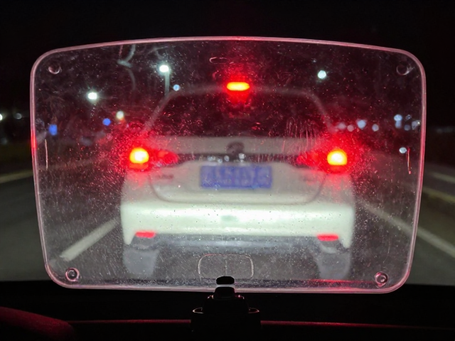 高透光灯罩，后方警示闪光，提升夜间行车安全，避免追尾事故