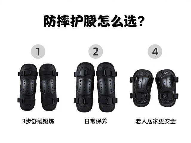防摔护具怎么选？3步舒缓锻炼，日常保养，老人居家更安全