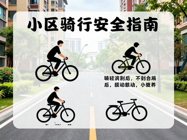 小区骑行安全指南，公园游玩前后联动刹车技巧