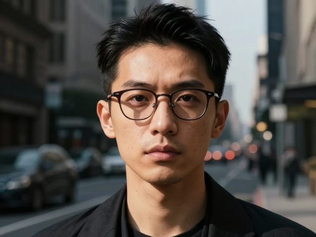 光线明暗自适应,贴合脸型不压鼻,城市通勤眼镜推荐