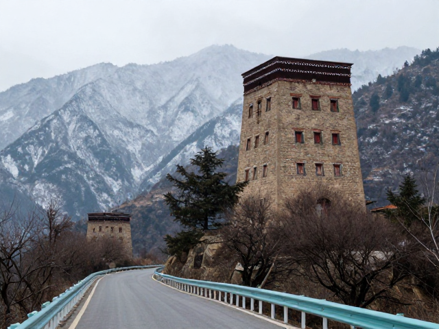 穿越森林公路探秘羌寨碉楼，雪域风光沿途游历全攻略