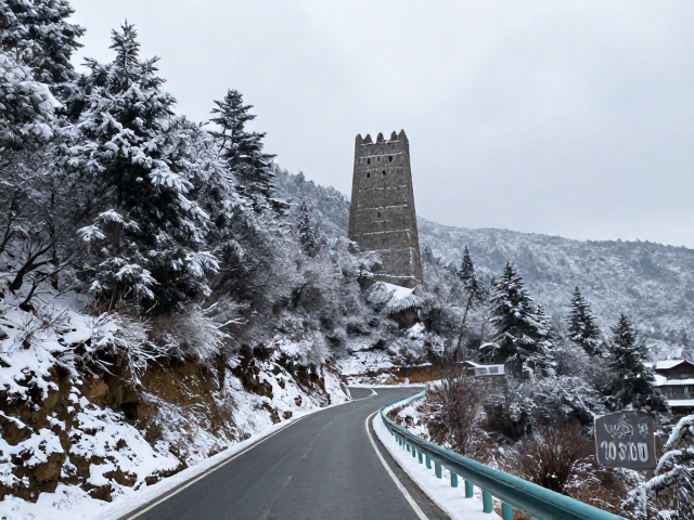 穿越森林公路探秘羌寨碉楼，雪域风光沿途游历全攻略