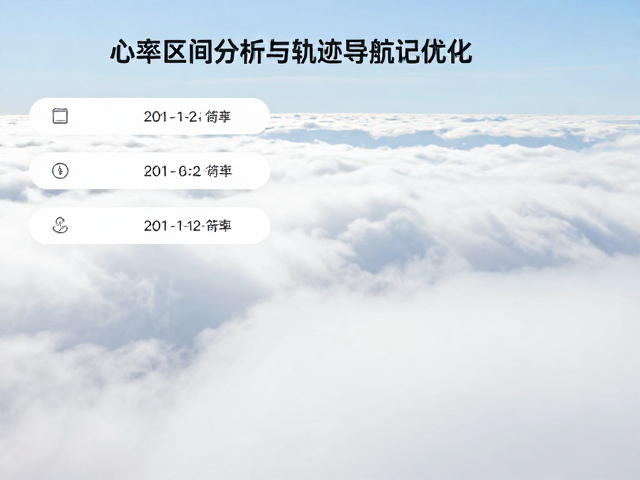 云端骑行数据留存指南,心率区间分析与轨迹导航记录优化