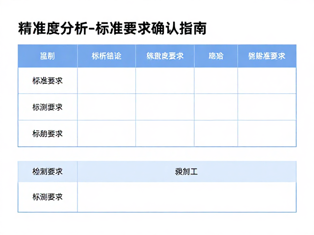 长期使用精准度分析，检测结论与标准要求确认指南