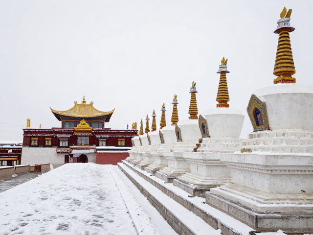 雪域风光沿途游历，摄影骑行打卡塔尔寺绝美秘境