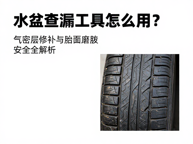 水盆查漏工具怎么用？气密层修补与胎面磨损安全全解析