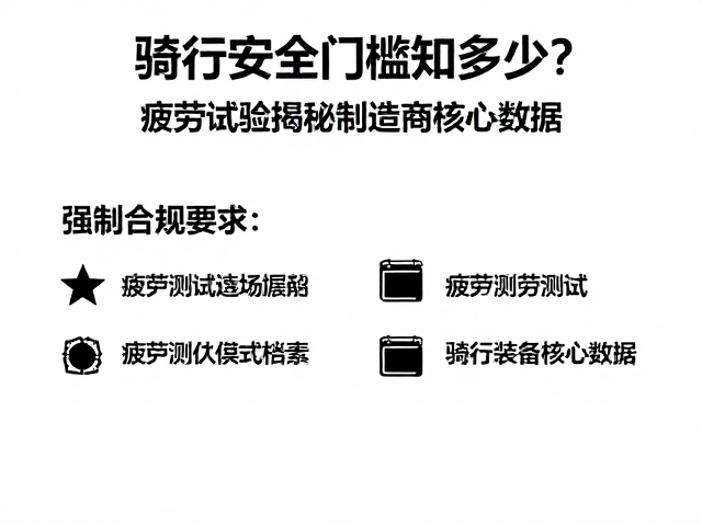 骑行安全门槛知多少？疲劳试验揭秘制造商核心数据