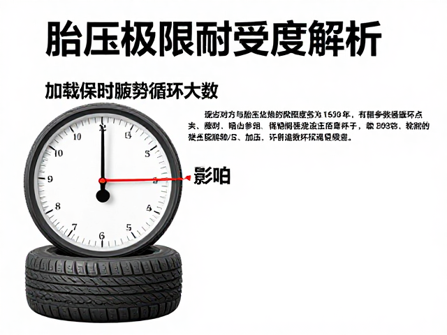 胎压极限耐受度解析,加载参数与疲劳循环次数对轮胎寿命的影响