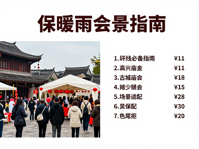 湖岸环线赏景指南,古城庙会穿什么?保暖雨具必备清单