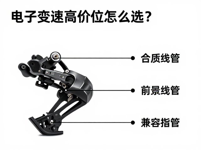 电子变速高价位怎么选?前后拨器与变速线管搭配指南