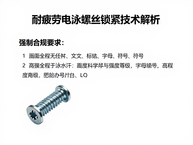 耐疲劳电泳螺丝锁紧技术解析，高强度紧固件选购指南