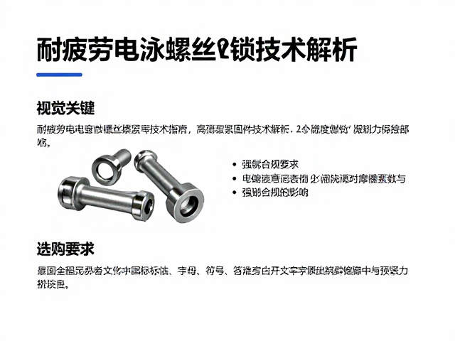 耐疲劳电泳螺丝锁紧技术解析，高强度紧固件选购指南