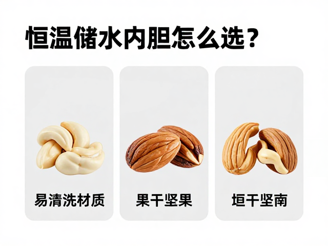 恒温储水内胆怎么选？易清洗材质，果干坚果泡饮指南