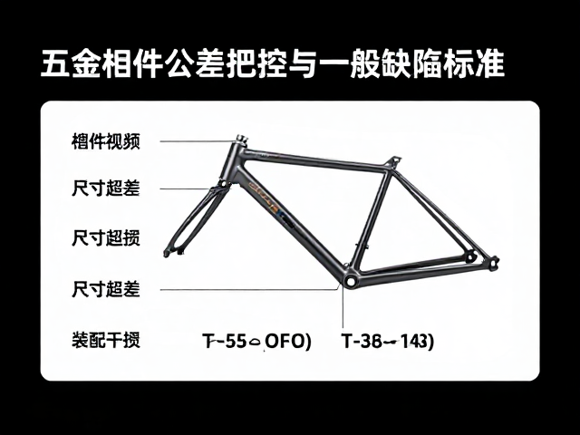 五金构件公差把控与一般缺陷标准，车架配件质检指南