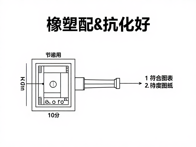 橡塑配件抗老化好,关键尺寸符合图纸,标识清晰完整