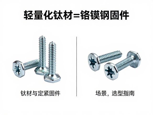 轻量化钛材与铬钼钢螺丝紧固件对比,性能、场景与选型指南