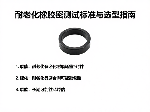 耐老化橡胶密封件耐磨耗量测试标准与选型指南